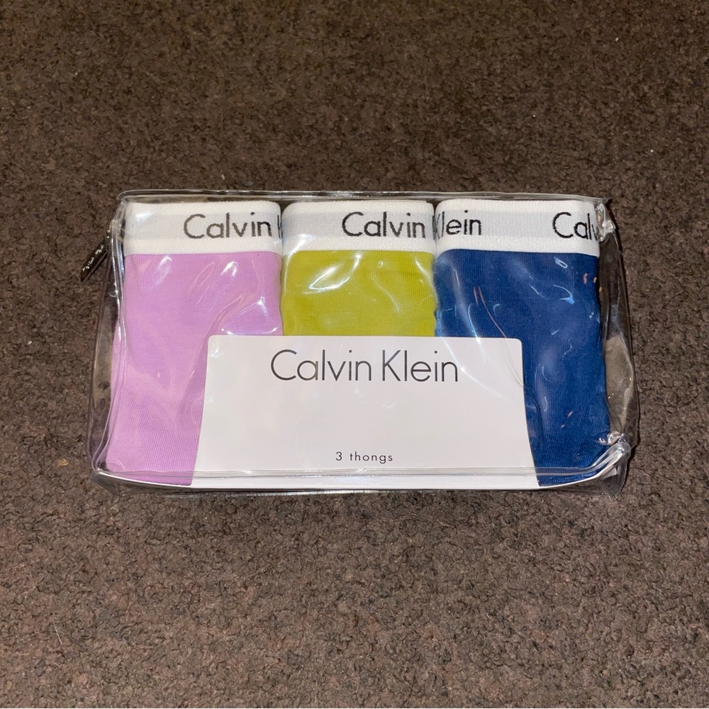Calvin Klein Set of 3 Thongs - NWOT